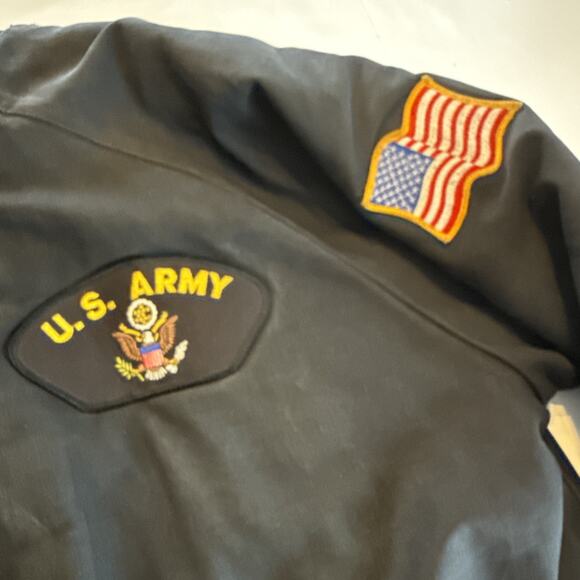 Army jacket 3rd infantry div fallen heroes Patch men Sz L USA Coast Guard Troops - Picture 3 of 16